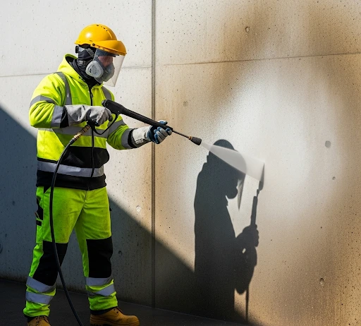 how to disinfect with pressure washing