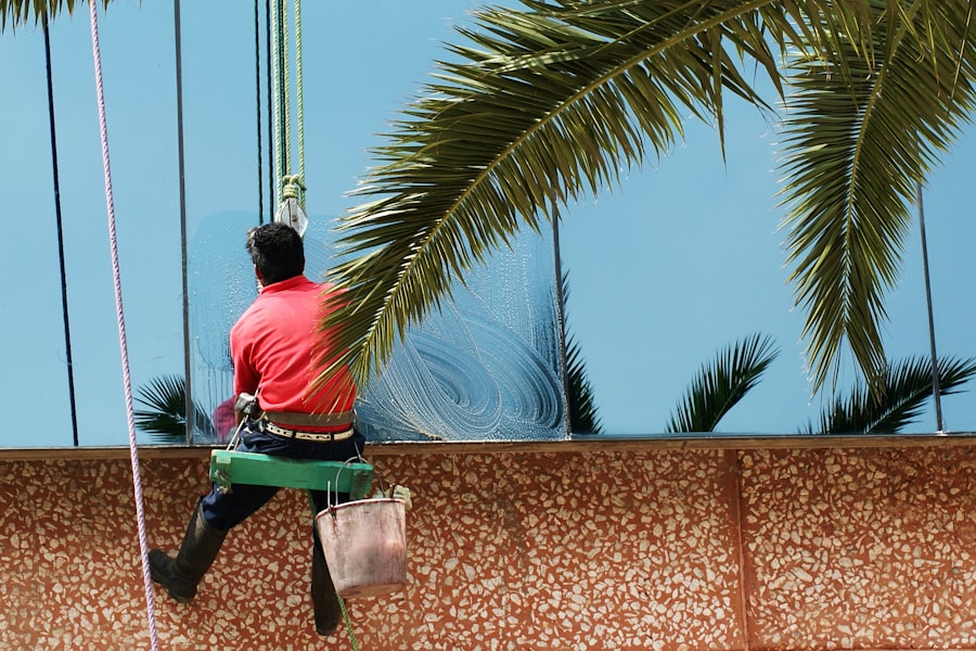 Photo window cleaning