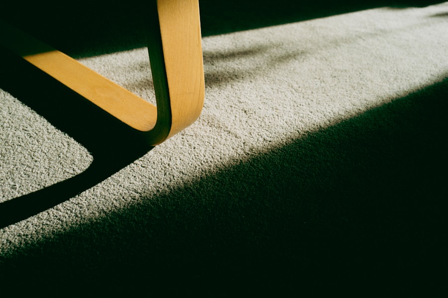 Photo cleaning carpet
